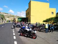 Parada de moteros en Bar Barranco Hondo