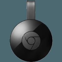 Chromecast de Google.  Cascos